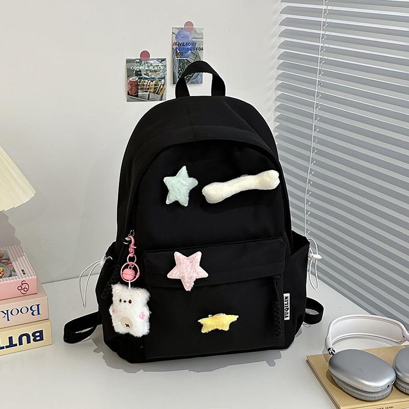 Trendy Waterproof Nylon Backpack For Commutes Classes Lightweight And Spacious