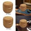 Lidded Tea Organizer, Rattan Basket for Storing Candy And Snacks