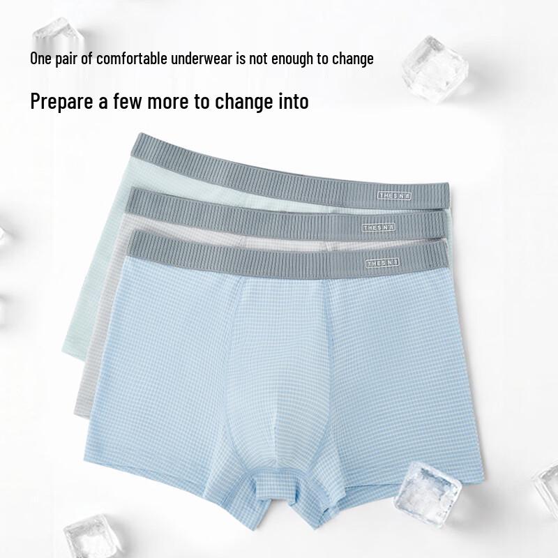 Men's Ice Silk Underwear Boxer Briefs