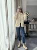 Petite Quilted Stand-up Collar Winter Jacket - Lightweight Short Diamond Design with Thick White Duck Down and Spandex