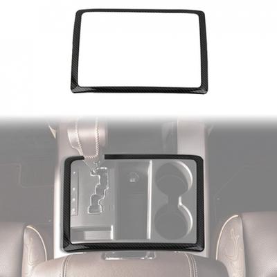 Kolfiber Växellåda Mugghållare Cover Ram Trim För Dodge Ram 1500 10-12
