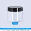 5Pcs Travel Face Cream Jar Empty Plastic Cosmetic Makeup Bottle 20ml 30ml 50ml Transparent Storage Container Refillable Bottles