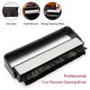 1 Set Carbon Fiber Cleaner Anti Static Cleaning Brush with 30x30cm Large Size Cleansing Cloth for LPs Records