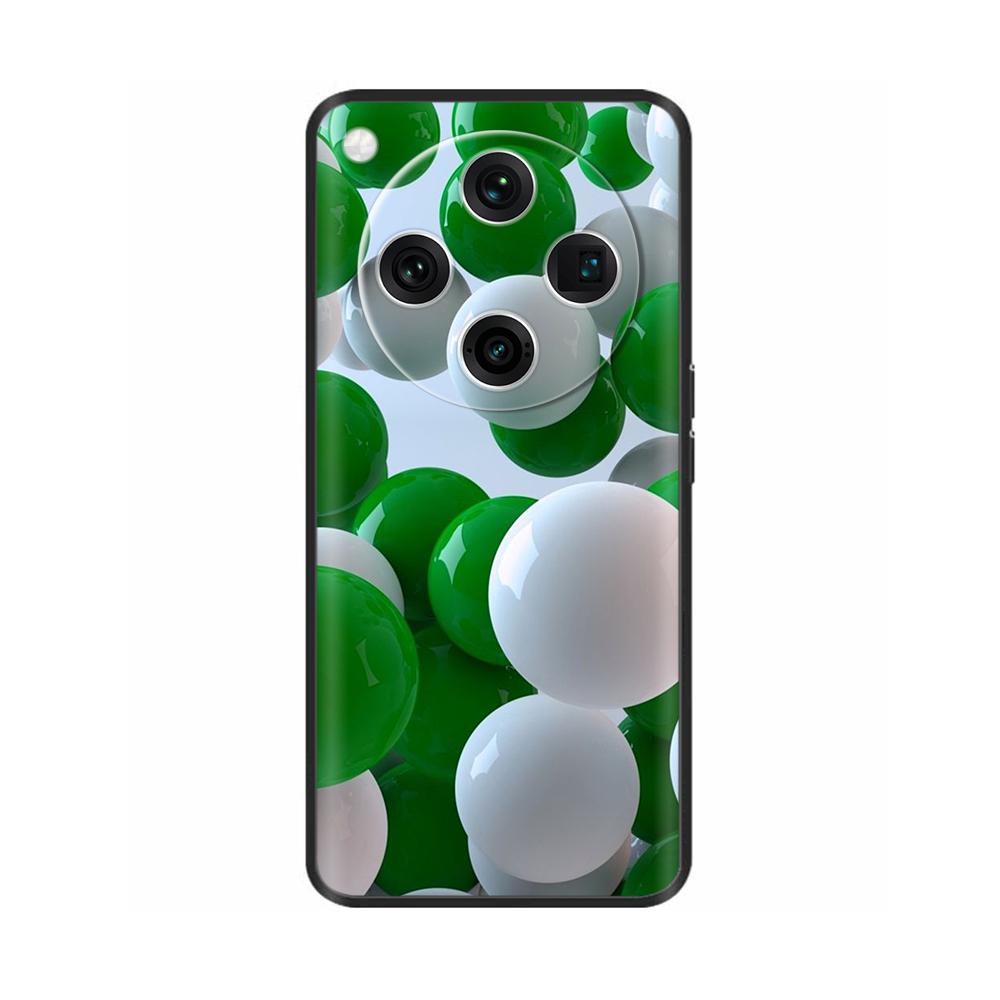 Painted Cover For Oppo Find X8 Pro Soft Black Silicon Back Cover Cases For Oppo Find X8 Findx8 Pro Shockproof Shell Cases Bumper