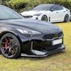 For Kia Stinger GT 2018-2023  Auto Car Front Bumper Splitter Lip Spoiler Diffuser Guard Body Kit Cover Tuning ABS Gloss Black