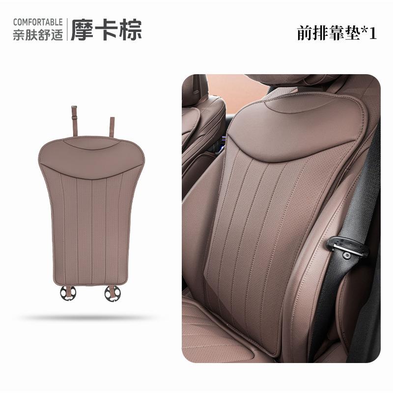 Luxury Car SUV Universal Nappa Leather Car Seat Cover Comfortable Memory Foam Perforated Leather Cushions Car Seat Protection