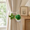 Multi-Purpose Crochet Turtle Handmade Curtain Tieback Creative Bag Hanging Charm  Home Decoration