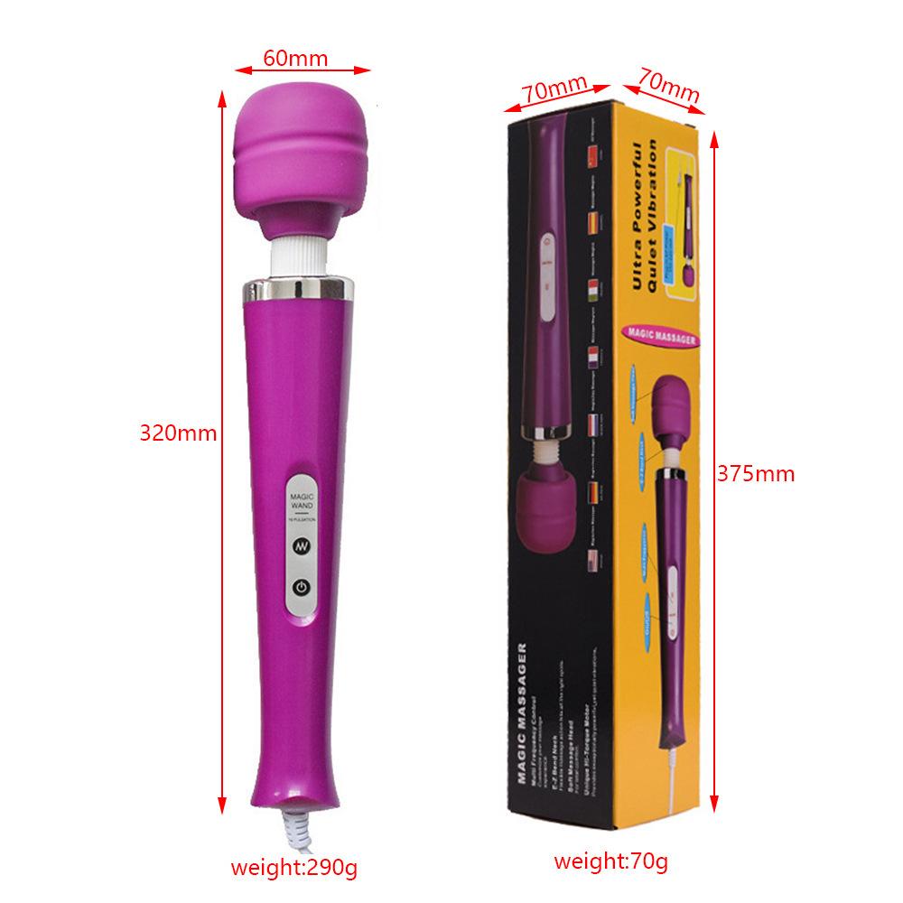 USB Rechargeable Large Vibrator for Strong Clitoral Stimulation - Adult Female Masturbation Toy
