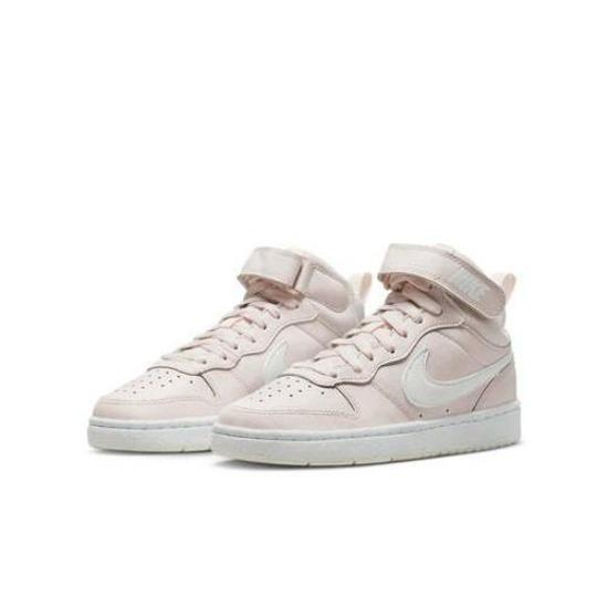 

Nike Court Borough Mid 2 GS Pearl Pink White CD7782-601 EU 38.5 перлинний/рожевий