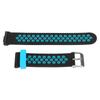 Smartwatch Strap Silicone Sweat Proof Breathable Adjustable Wrist Band for Watch Fit 2 Black and