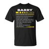 Barry Name Gift Barry Facts V2 Unisex T-Shirt
