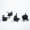 1pc 3D Printed Charming Black Cat Toothbrush Stand - Adorable Kitty Bathroom Storage, Instagram-Worthy Bath Decoration for Women