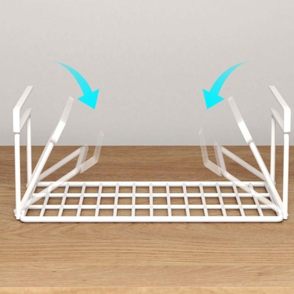 Raft de pantofi multifuncțional cu agățare inferioară, partiție stratificată, depozitare bucătărie, suport depozitare pantofi, economizor de spațiu, dulap de pantofi