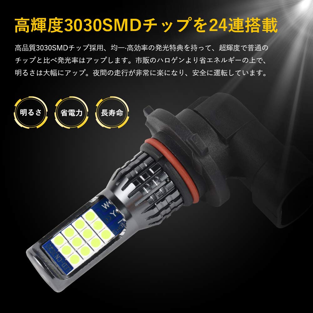 MAZERO Fog Lamp HB4 HB3 9006 9005 LED Fog Lemon