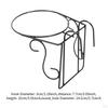 Railing Flower Pot Hanging Basket Planter Iron Art,Multipurpose,Potted Display Rack