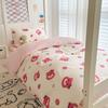 Three-piece Set of Bunk Beds Cartoon Print Bed Sheet Single Bedding Quilt Cover
