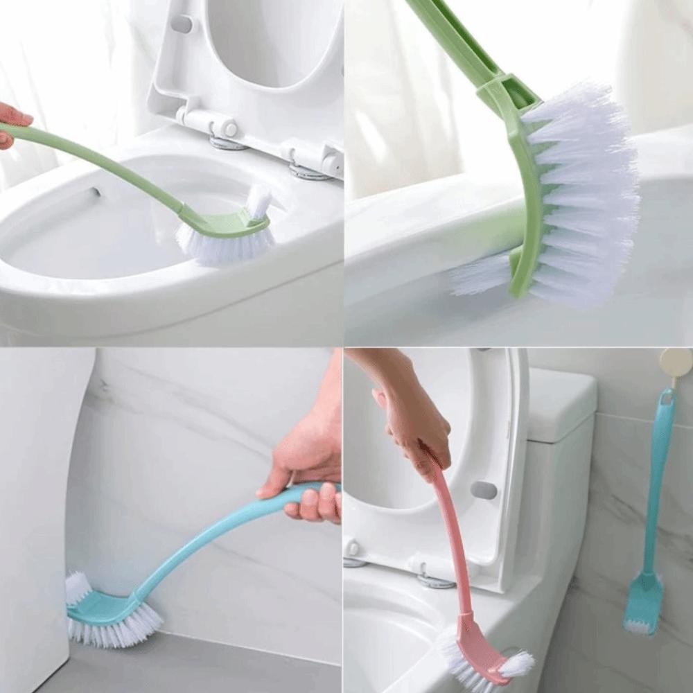 Multi-function Bathroom Cleaning Brush Double Head Corner Brush Bathroom Cleaner  Household