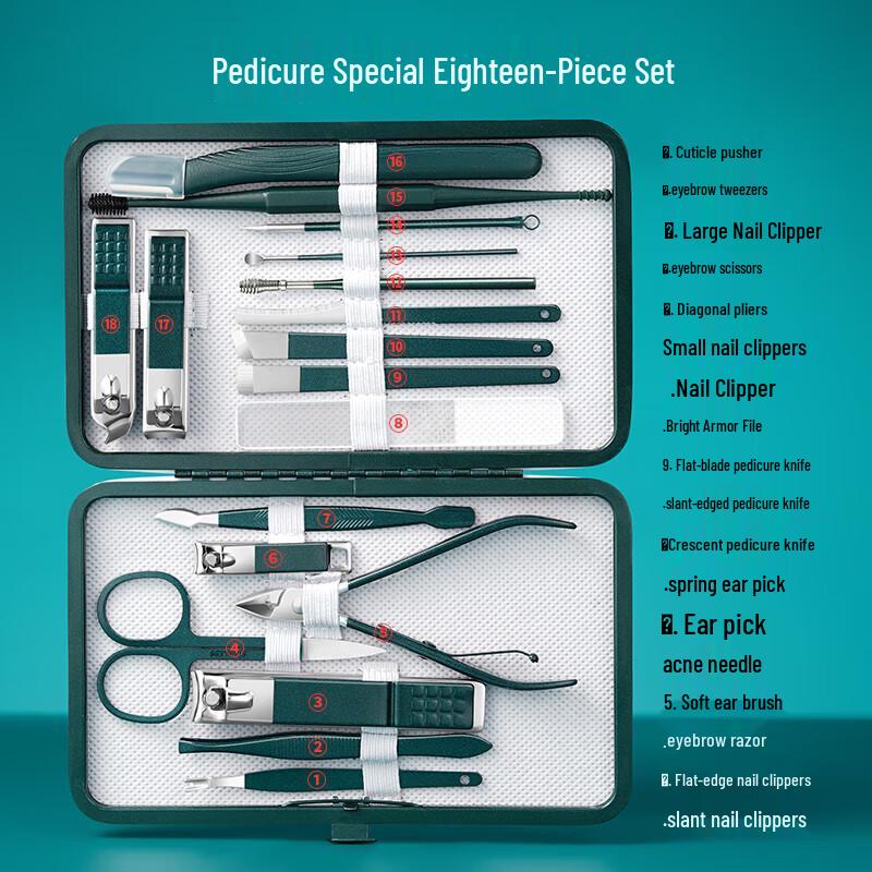 Creative Art Professional 18-Piece Nail Care Set