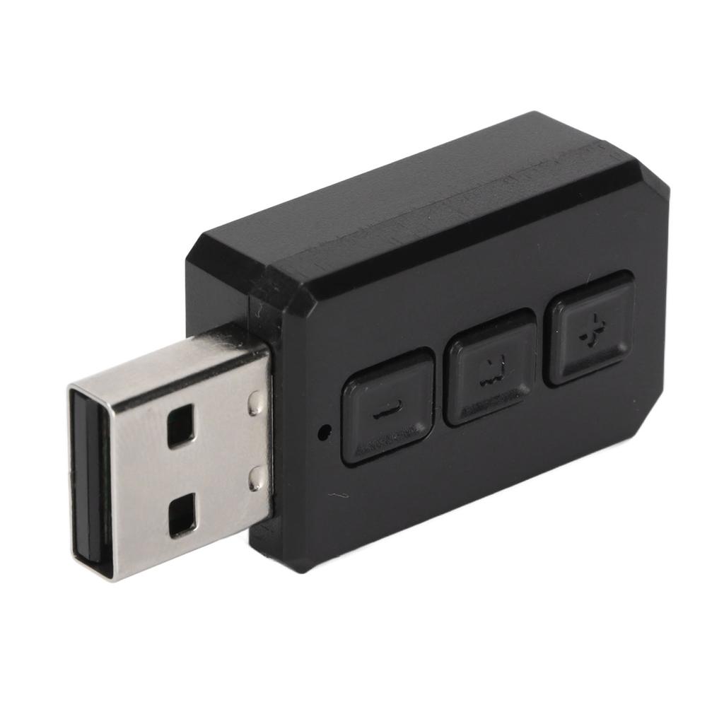 BT 5.0 Transmitter Receiver Hands Free Call 2 in 1 USB BT Adapter for Car Mobile Phones TVs