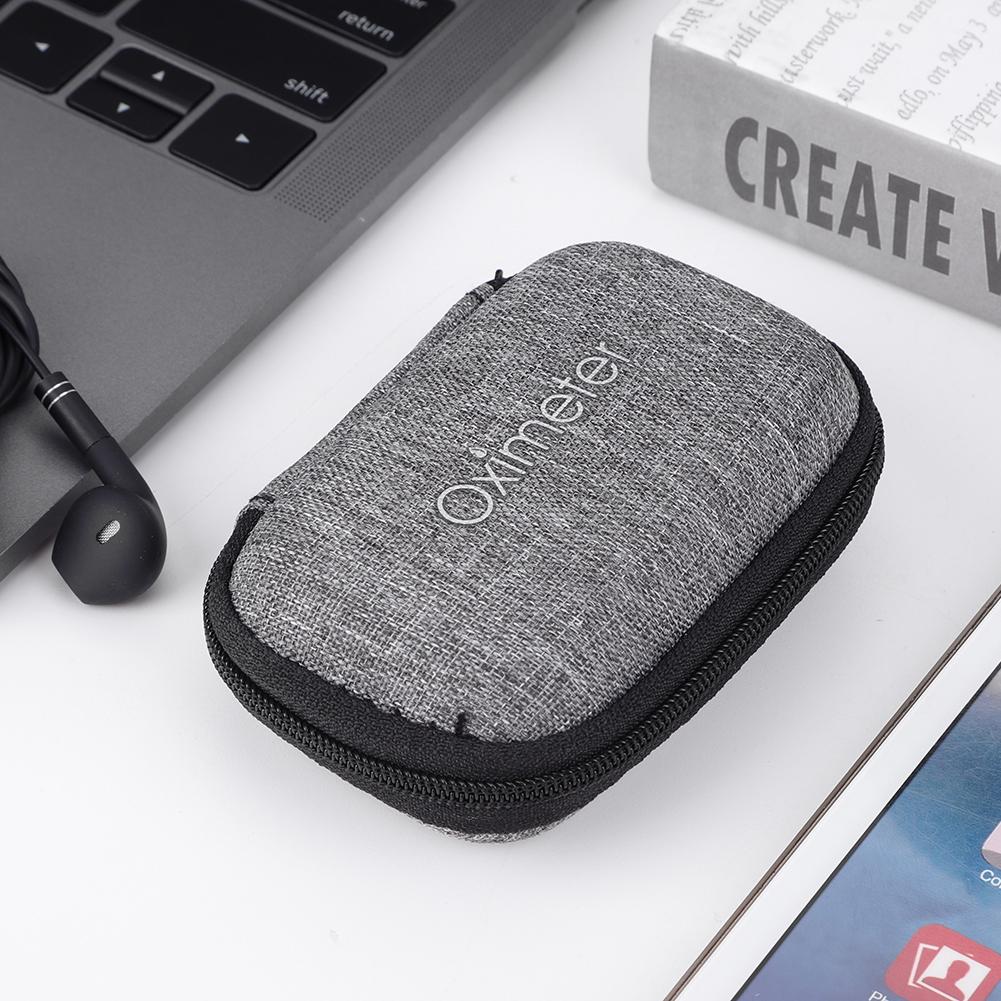Small Earphone Storage Bags Shockproof Mini Tech Gadgets Portable Case with Mesh Pocket Charger U Disk Zipper Pouch Anti-scratch