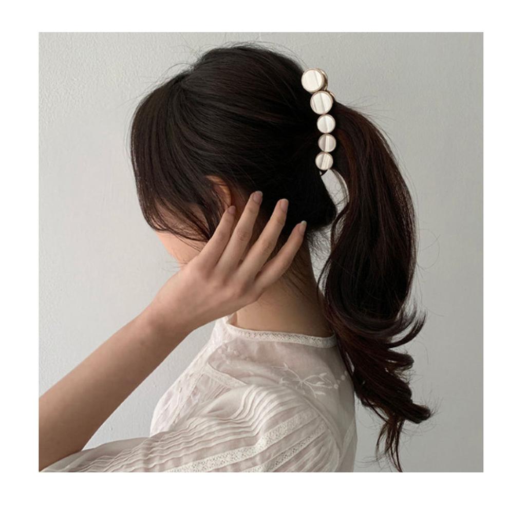 Non Slip Banana Hair Clip For Women Seamless Design Acrylic Hairpin For Ponytails Buns And Updos