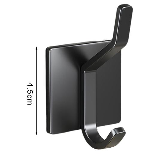 Wall Hanging Hook No Drilling Self-adhesive Anti-slip Waterproof Great Load Bearing Anti-rust Bathroom Clothes Towel Kitchen