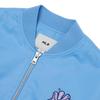 MLB-ähnliche Serie Lässige Vintage-Letterjacke mit floralem Logo-Aufdruck Unisex-Jacke Blau 3AJPL0121-50BLS