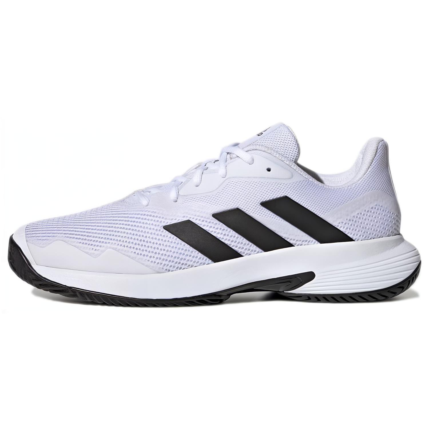 

Новые Adidas CourtJam Control Белые с черной подошвой GW2984