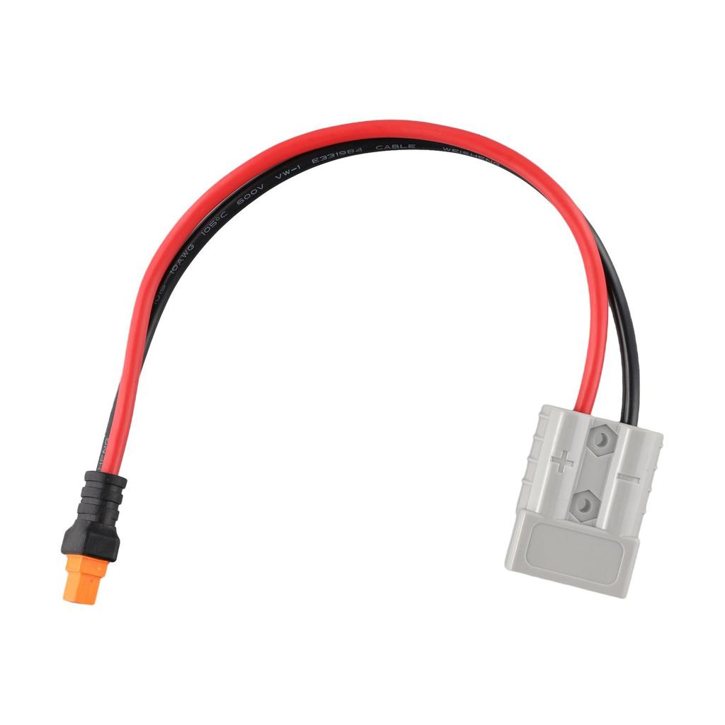 1x 50A 10AWG Adapter Cable Portable Power Station For Anderson ToXT60i Connector