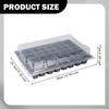 Plant Starter Tray 40 Cells Indoor Transparent,Plant Germination Sprouting Container for
