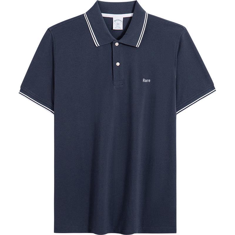 Brooks Brothers Men s Pique Mesh Ribbed Short Sleeve Polo M