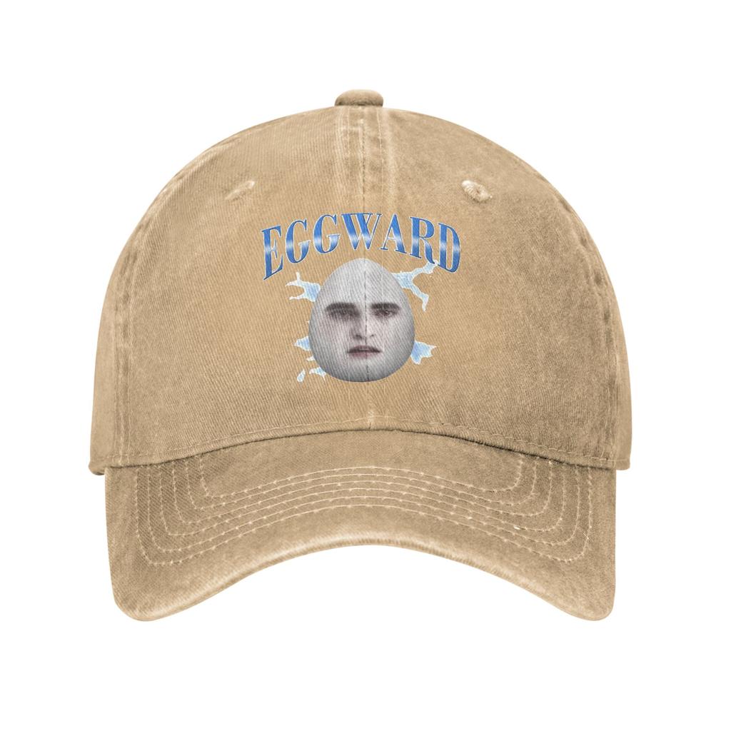 Baseball Cap Eggward Meme Spring Street Style Trucker Hat  Couple Women Print Kpop Rock Breathable Snapback Cap