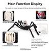 Sound Activated Face Spider for Halloween, Scary Animatronic Walking Spider Haunted House Prop Halloween Party Porch Decoration