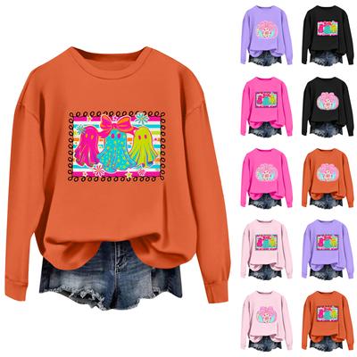 Women  Tops Women's Long Sleeve Sweatshirt Casual Crewneck Loose Fit Pollover Fleece Tops