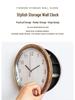 Creative Retro Wall Clock with Hidden Jewelry Storage – Decorative Bestseller for Living Rooms