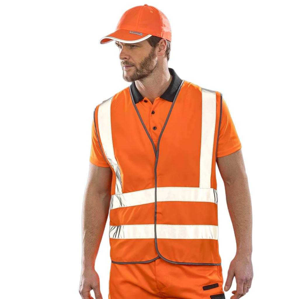Result Hochsichtbare Herren-Autobahn-Sicherheitsweste von Core