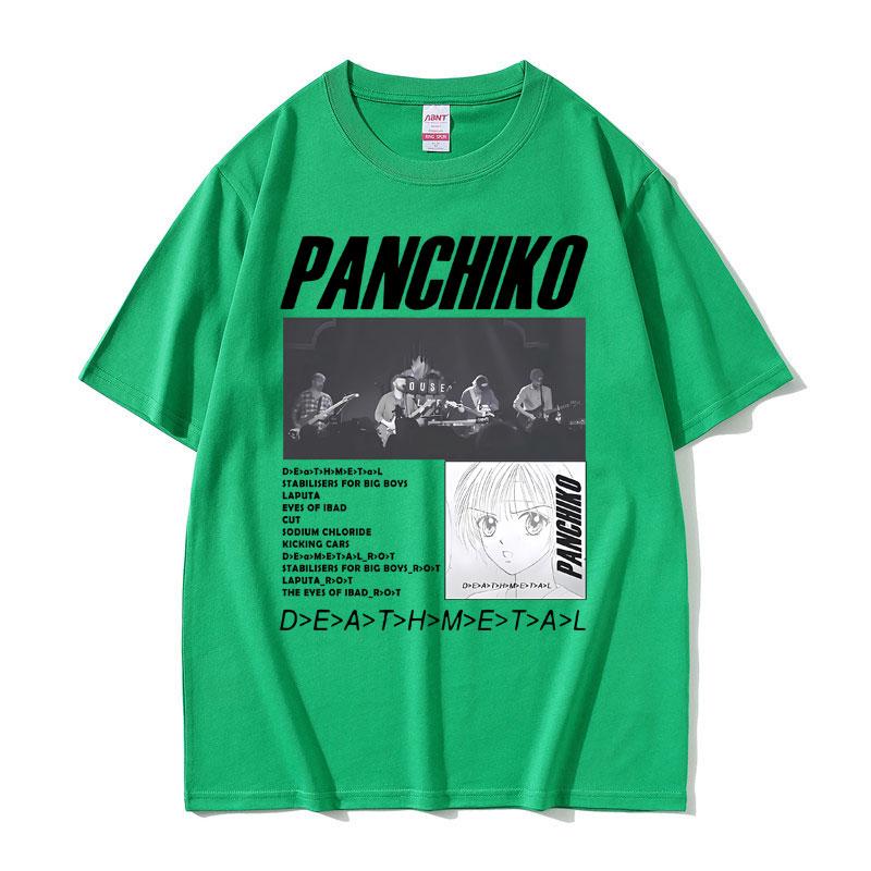 Panchiko DEATHMETAL Album Graphic Print Tshirts Unisex Women Vintage Casual Cotton T Shirts Male Rock Music Band Oversized Tshirt