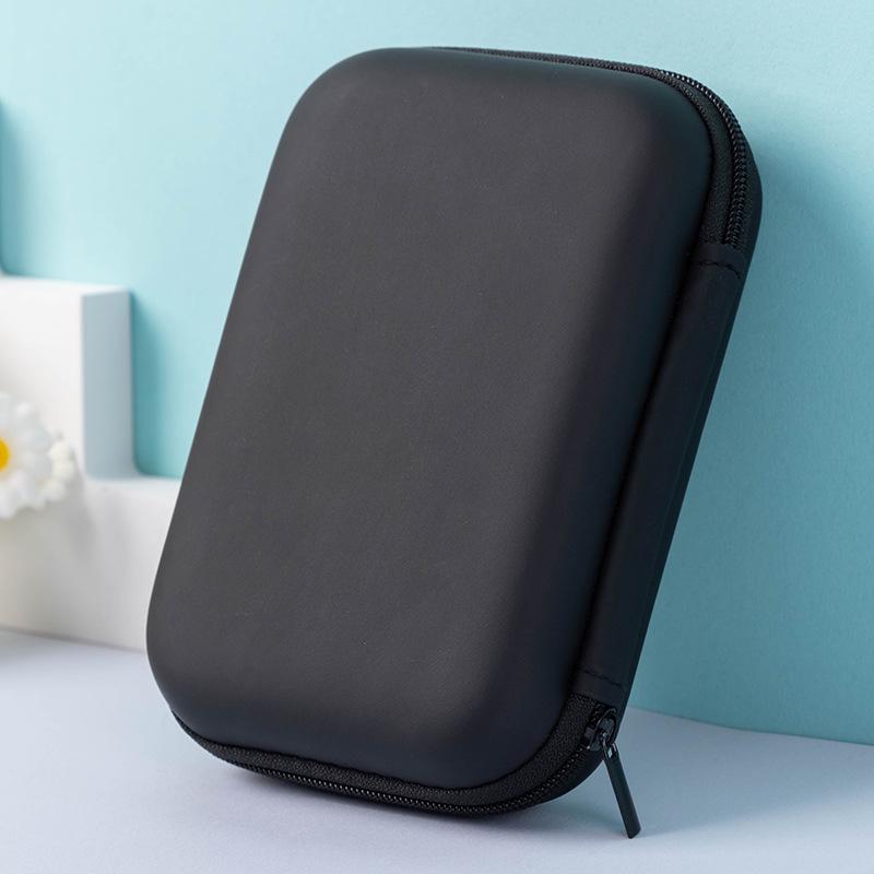 Multifunctional USB Cable & Earphone Storage Bag with Zipper