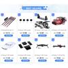 LCX Racing 1/10 RC Crawler CNC Brass AR44 Front Axle Steering Knuckles for Axial SCX10 II 90046 90047 Upgrades Parts Accessories
