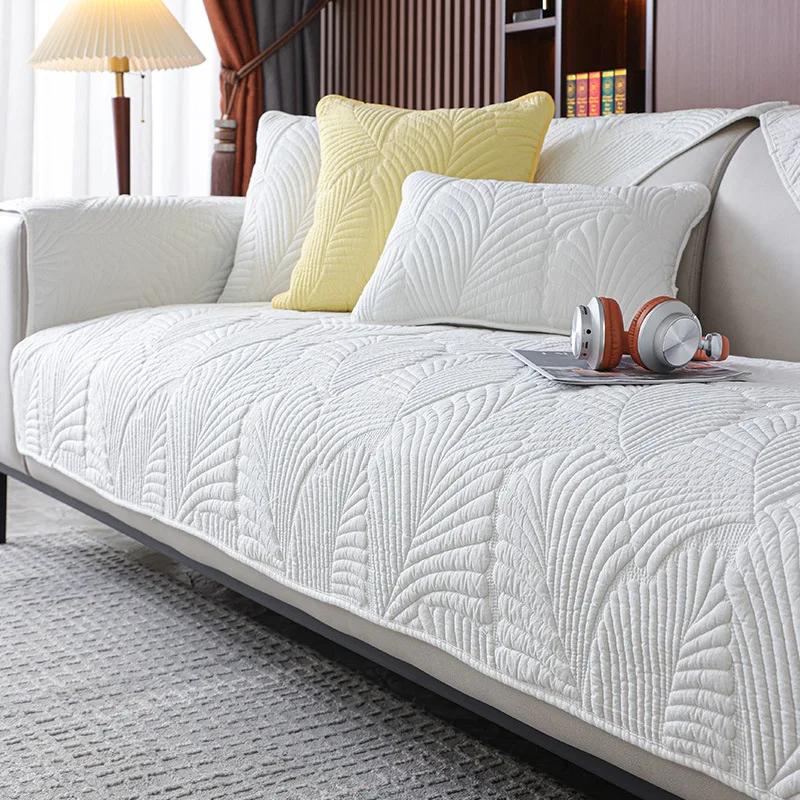 Утолщенные хлопковые чехлы для диванов — фото 6