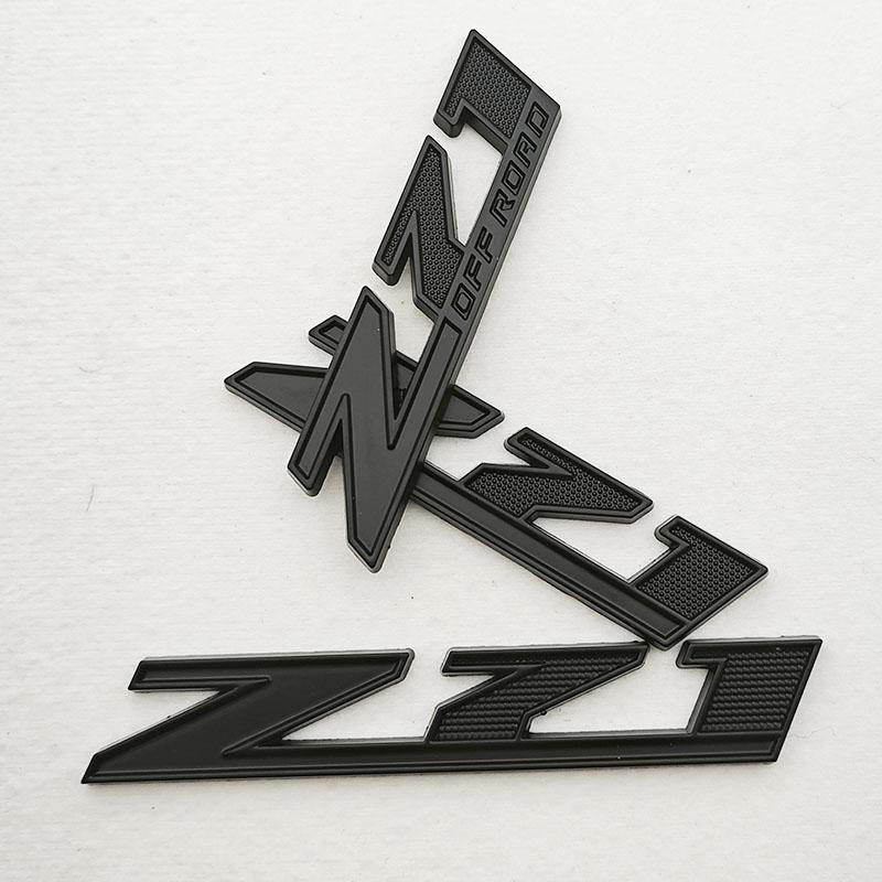 AABHC1 3D Metal Logo Z71 Z71OFF ROAD Car Sticker Rear Trunk Embelem Badge For Chevrolet Silverado Colorado Cheyenne Exterior Accessorie