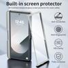 for Samsung Galaxy Z Fold 6 Phone Case With S Pen Holder, Hidden Stand, Screen Protector, Sturdy Shockproof Protective Case-Champagne