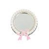 Mobile Phone Airbag Bracket Wind Paste Retractable Lazy Portable Makeup Mirror Bear Rhinestone Bow Tie