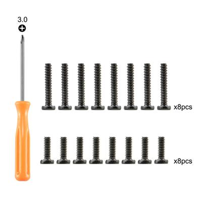 Back Case Screws Set Kit Replacement Fix Screws for Steam Deck Gamepad Accessories Game Console Rear Cover Shell Screws
