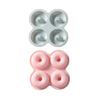 4-cavity Donut-Cake Biscuit-Fondant Mold Silicone Donut-Mold DIY Cake Pan Mold
