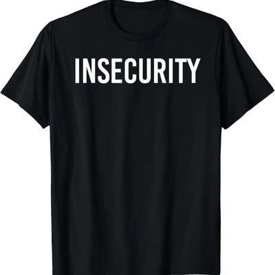 UNSICHERHEIT T-Shirt Lustig Wachmann Beamter Geschenkidee T-Shirt