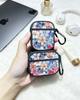 Color ink flower sea small waist earphone case for apple AirPods pro1 earphone cover high texture scratch