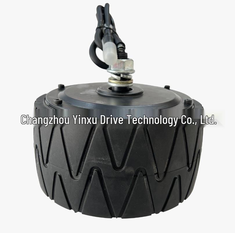 6.5" Low-Speed, High-Torque 150Nm Geared Wheel Hub Motor for Cart/Robot