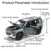 1:32 YangWang U8 U9 Toy Car Models Pull Back Sound Light Simulation Models Off-road Vehicles Toys for Boys Birthday Gifts