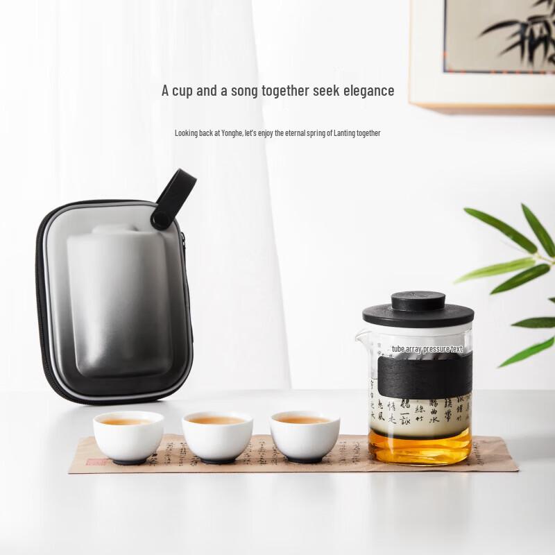 Gongli Forbidden City Lanting Xu Portable Tea Set
